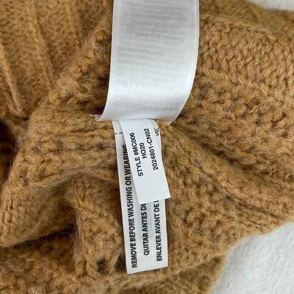 Madewell Charley Pullover Sweater Knit Crop Boxy Fit Heather Honeysuckle Women M - Picture 7 of 15